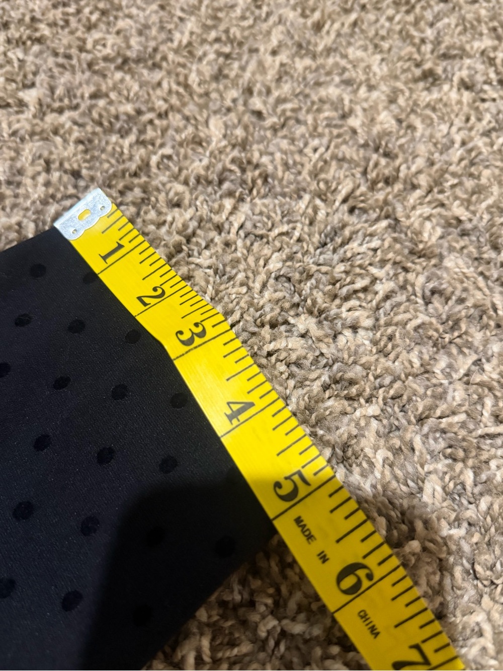 Talbots Black Skinny Pants with Textured Dot Detail - Picture 6 of 8